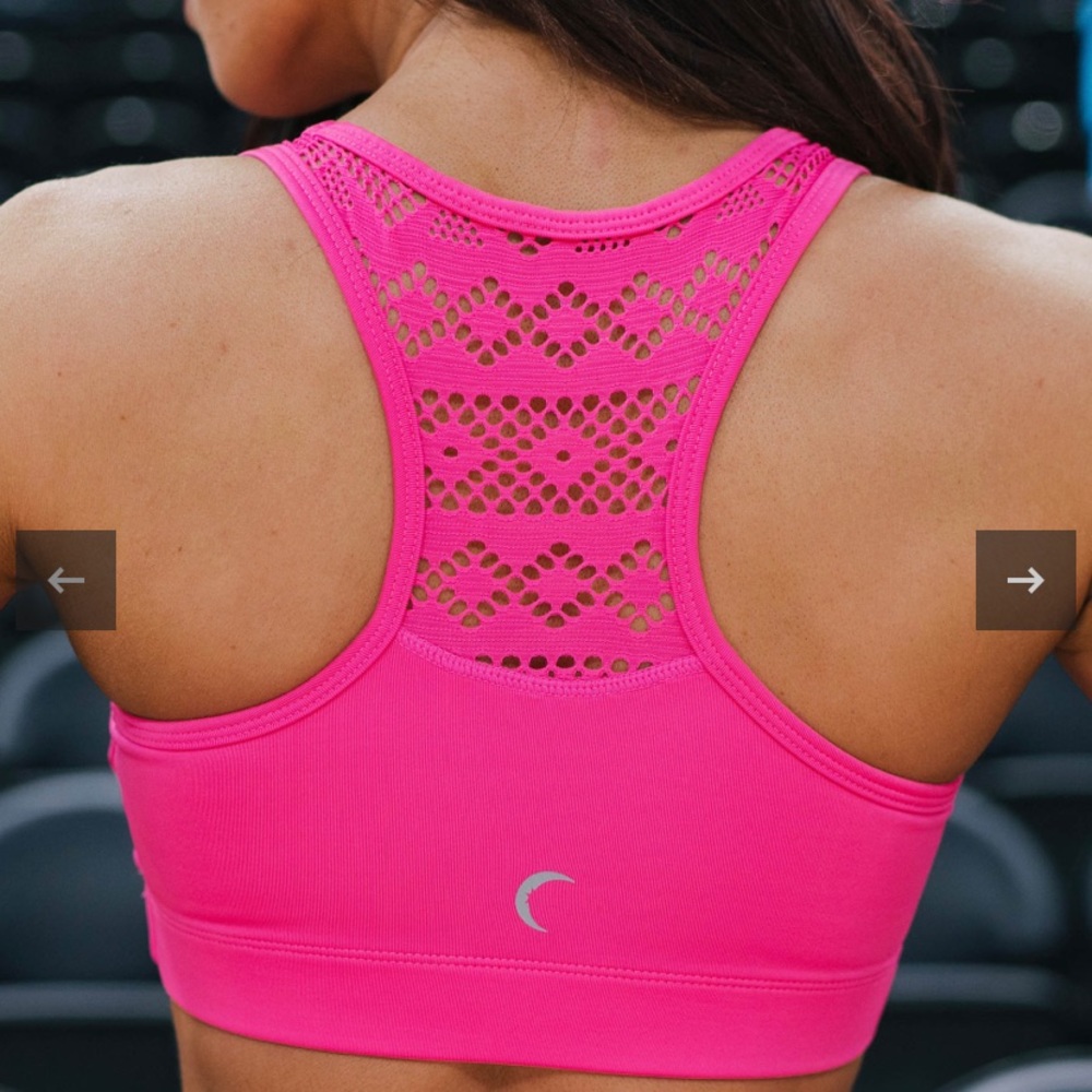 *NWT* Zyia Hot Pink Bomber Bra